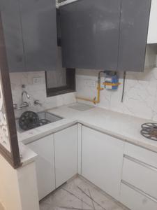 Kitchen Image of 1100 Sq.ft 2 BHK Builder Floor for rent in Preet Vihar New Delhi for Rs. 25000