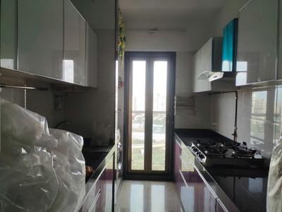 Kitchen Image of 1350 Sq.ft 3 BHK Apartment / Flat for rent in Neminath Luxeria, Andheri West Mumbai for Rs. 150000