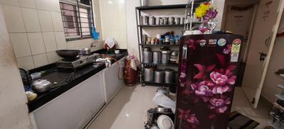 Kitchen Image of 600 Sq.ft 1 BHK Apartment / Flat for sale in Nanded Janaranjani, Nanded Pune for Rs. 3700000