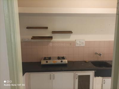 Kitchen Image of 1250 Sq.ft 2 BHK Apartment / Flat for rent in Saravana Natasha Golf View, Domlur Layout Bengaluru for Rs. 65000