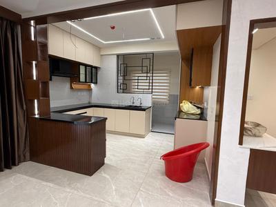 Kitchen Image of 1980 Sq.ft 3 BHK Apartment / Flat for rent in Bhavya Tulasivanam Avani, Kukatpally Hyderabad for Rs. 50000