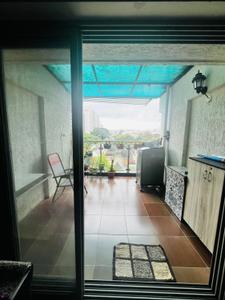 Balcony Image of 1050 Sq.ft 2 BHK Apartment / Flat for rent in Siddhesh Optimus, Viman Nagar Pune for Rs. 50000