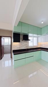 Kitchen Image of 1630 Sq.ft 3 BHK Apartment / Flat for rent in Nandi Meraki, Chandrasekarapura Bengaluru for Rs. 60000