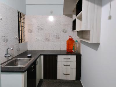 Kitchen Image of 600 Sq.ft 1 BHK Builder Floor for rent in JP Nagar Bengaluru for Rs. 17500
