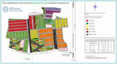 Image of 1500 Sq.ft Residential Plot / Land for sale in Krishna Greens Midlake, Singanayakanahalli, Bengaluru for Rs. 1648500
