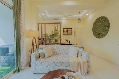 Hall Image of 800 Sq.ft 1 BHK Apartment / Flat for rent in Marna Siolim Goa for Rs. 45000