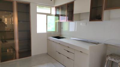 Kitchen Image of 1000 Sq.ft 2 BHK Apartment / Flat for sale in Gaurav Purushottam Nayan, Kasarvadavali Thane for Rs. 8000000