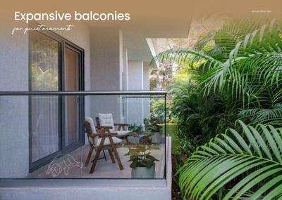 Balcony Image of 1150 Sq.ft 3 BHK Apartment / Flat for sale in Godrej Bliss, Kandivali East Mumbai for Rs. 27900000