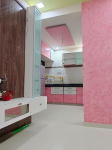 Kitchen Image of 721 Sq.ft 1 BHK Apartment / Flat for rent in Dindoli Surat for Rs. 13000