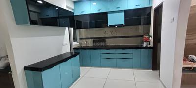 Kitchen Image of 1200 Sq.ft 3 BHK Apartment / Flat for rent in Harni Vadodara for Rs. 22000