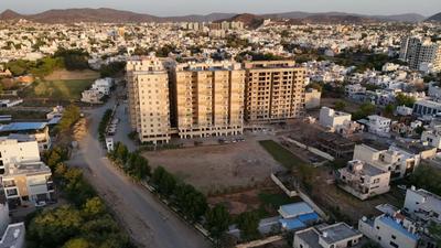 Image of 1644 Sq.ft 3 BHK Apartment / Flat for sale in Sambhavnath Complex A Block Rishab Tower, Hiran Magri, Udaipur for Rs. 7398000