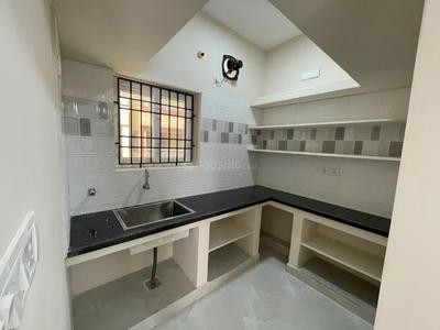 Kitchen Image of 420 Sq.ft 1 RK Builder Floor for rent in Kolathur Chennai for Rs. 9000