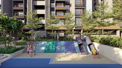Image of 1830 Sq.ft 3 BHK Apartment / Flat for sale in The Planet By Venus, Shela, Ahmedabad for Rs. 9500000