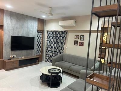 Hall Image of 2500 Sq.ft 3.5 BHK Apartment / Flat for rent in Adani Water Lily, Shantigram Ahmedabad for Rs. 76000