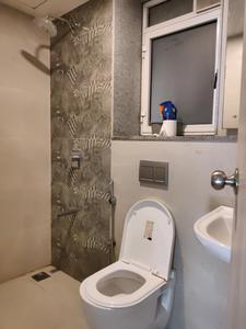 Common Bathroom One Image of 650 Sq.ft 1 BHK Apartment / Flat for rent in Lodha Upper Thane, Bhiwandi Thane for Rs. 17999