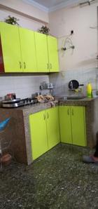 Kitchen Image of 650 Sq.ft 1 BHK Builder Floor for rent in Sector 63 A Noida for Rs. 22000