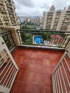 Balcony Image of 1600 Sq.ft 3 BHK Apartment / Flat for rent in Nyati Ethos, Mohammed Wadi Pune for Rs. 35000
