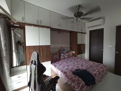 Bedroom Image of 600 Sq.ft 1 BHK Apartment / Flat for rent in Lodha Luxuria, Thane West Thane for Rs. 40000