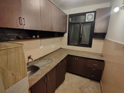 Kitchen Image of 900 Sq.ft 2 BHK Builder Floor for sale in RWA Pragati Park Block H18 and L, Malviya Nagar New Delhi for Rs. 17000000