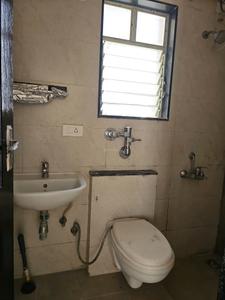 Common Bathroom Image of 807 Sq.ft 2 BHK Apartment / Flat for sale in Nyati Elan, Wagholi Pune for Rs. 5650000