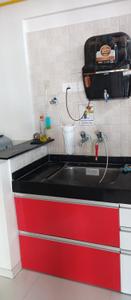 Kitchen Image of 850 Sq.ft 2 BHK Apartment / Flat for rent in Nyati Elan, Wagholi Pune for Rs. 22000
