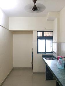 Kitchen Image of 703 Sq.ft 1 BHK Apartment / Flat for rent in Haware Estate, Kasarvadavali Thane for Rs. 16000