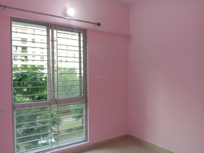 Bedroom Image of 690 Sq.ft 3 BHK Apartment / Flat for sale in Shapoorji Pallonji Shukhobrishti, New Town Kolkata for Rs. 5400000