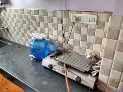 Kitchen Image of 700 Sq.ft 1 RK Builder Floor for rent in Vaishali Nagar Jaipur for Rs. 14000