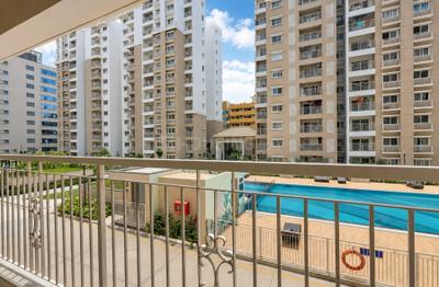 Balcony Image of 1850 Sq.ft 3 BHK Apartment / Flat for rent in Prestige Green Gables, Panathur Bengaluru for Rs. 96000