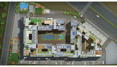Image of 1352 Sq.ft 3 BHK Apartment / Flat for sale in Global Platinum City Light, Moshi, Pune for Rs. 7700000