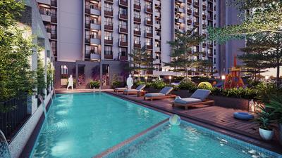 Image of 1228 Sq.ft 2 BHK Apartment / Flat for sale in Sun Atmosphere, Shela, Ahmedabad for Rs. 6000000