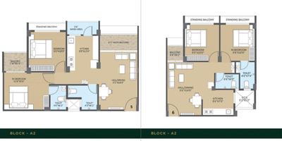 Image of 1160 Sq.ft 2 BHK Apartment / Flat for sale in Gunjan, Vapi for Rs. 3200000
