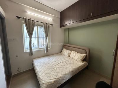 Bedroom Image of 550 Sq.ft 1 BHK Builder Floor for rent in Mahadevapura Bengaluru for Rs. 24000