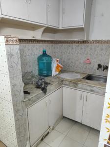 Kitchen Image of 410 Sq.ft 1 RK Studio for rent in Varun Enclave, Sector 28 Noida for Rs. 13000