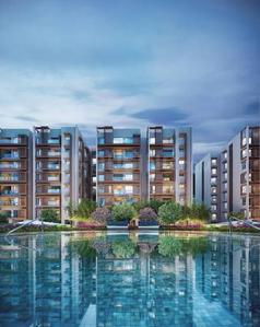 Image of 1450 Sq.ft 3 BHK Apartment / Flat for rent in TVS Emerald Peninsula, Manapakkam, Chennai for Rs. 35000