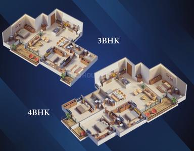 Image of 1475 Sq.ft 3 BHK Apartment / Flat for sale in Kings County, Wakad, Pune for Rs. 12900000