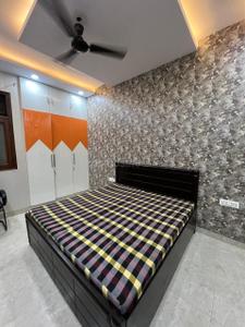Bedroom Image of 550 Sq.ft 1 BHK Builder Floor for rent in Hari Nagar New Delhi for Rs. 17000