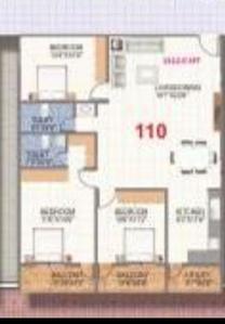 Image of 1510 Sq.ft 3 BHK Apartment / Flat for sale in Pyramid Mahika, Nehru Nagar, Bengaluru for Rs. 15000000