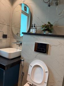 Bathroom Image of 750 Sq.ft 1 BHK Apartment / Flat for rent in The Lucknow 1090 Apartment, Hazratganj Lucknow for Rs. 9000
