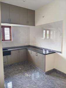 Kitchen Image of 1300 Sq.ft 2 BHK Builder Floor for rent in Ullalu Bengaluru for Rs. 28000