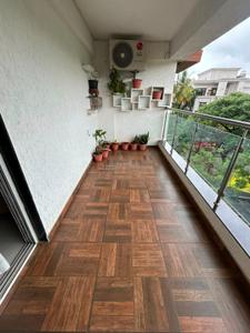 Balcony Image of 2000 Sq.ft 2 BHK Apartment / Flat for rent in Dugad Panache, Kalyani Nagar Pune for Rs. 67000
