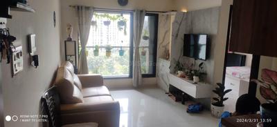 Living Room Image of 800 Sq.ft 2 BHK Apartment / Flat for sale in Dosti Desire Dosti Pearl, Thane West Thane for Rs. 14000000