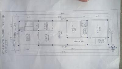 Floor Plan Image of 1300 Sq.ft 3 BHK Independent House for sale in Mangadu Chennai for Rs. 5100000