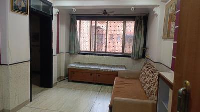 Living Room Image of 580 Sq.ft 1 BHK Apartment / Flat for rent in Sector 16 A Navi Mumbai for Rs. 42000