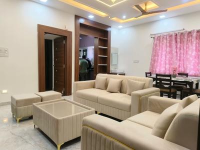Living Room Image of 1200 Sq.ft 3 BHK Apartment / Flat for rent in R.K. Hegde Nagar Bengaluru for Rs. 55000