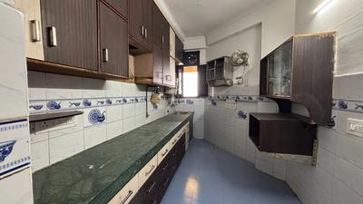 Kitchen Image of 1600 Sq.ft 3 BHK Apartment / Flat for sale in Devika Apartments, Vaishali Ghaziabad for Rs. 15500000