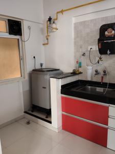 Kitchen Image of 800 Sq.ft 2 BHK Apartment / Flat for rent in Nyati Elan, Wagholi Pune for Rs. 25000