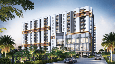 Image of 931 Sq.ft 2 BHK Apartment / Flat for sale in Ruby Courtyard, Padappai, Chennai for Rs. 5300000