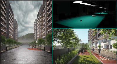 Image of 2040 Sq.ft 3 BHK Apartment / Flat for sale in Hirize Elysia, Kokapet, Hyderabad for Rs. 17500000