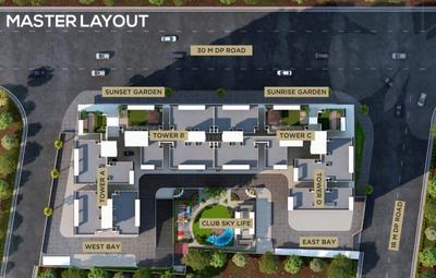 Image of 956 Sq.ft 2 BHK Apartment / Flat for sale in Shevi Utopia Gold, Moshi, Pune for Rs. 7000000